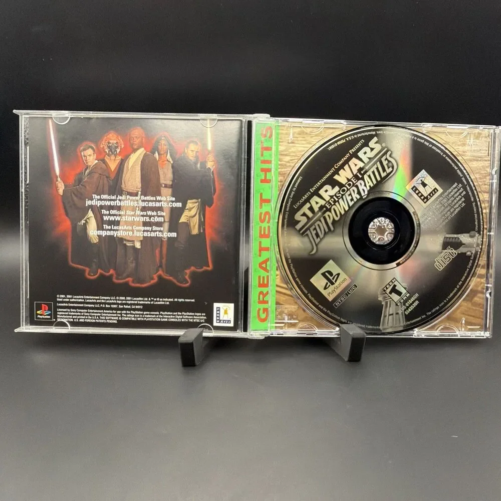 Star Wars: Episode I: Jedi Power Battles (Sony PlayStation 1, 2000) Complete